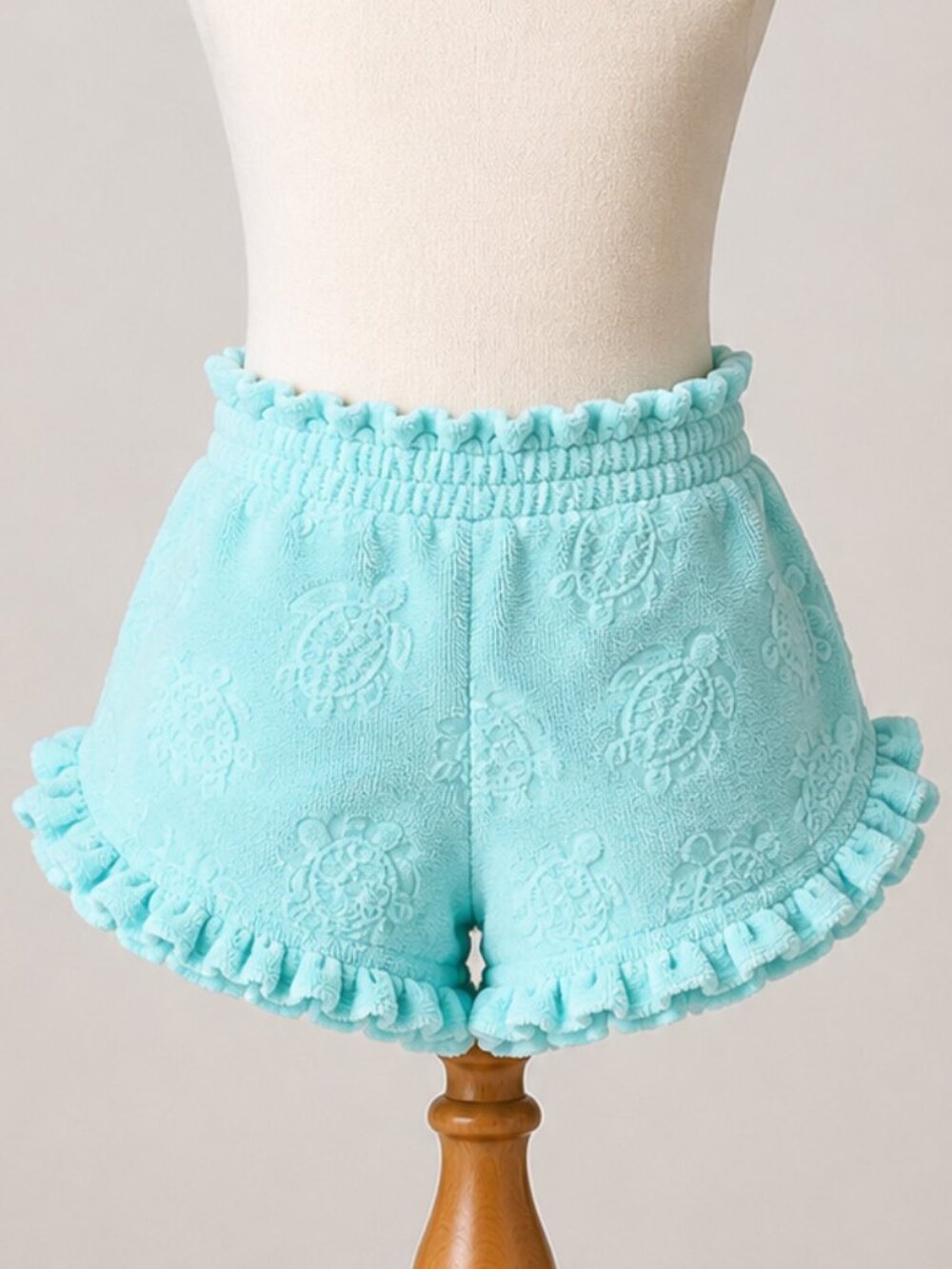 Vilebrequin Girls Terry Cotton Turtle Shorts – Size 10